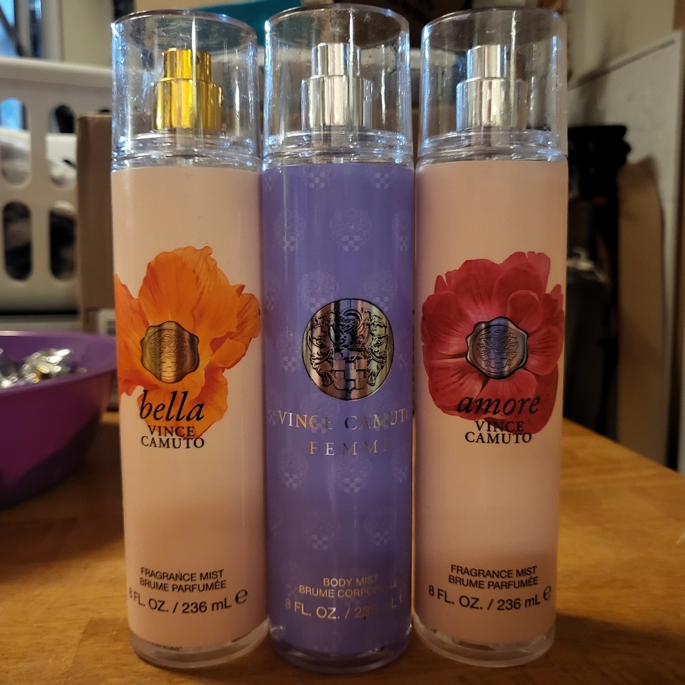 Vince camuto body mist set